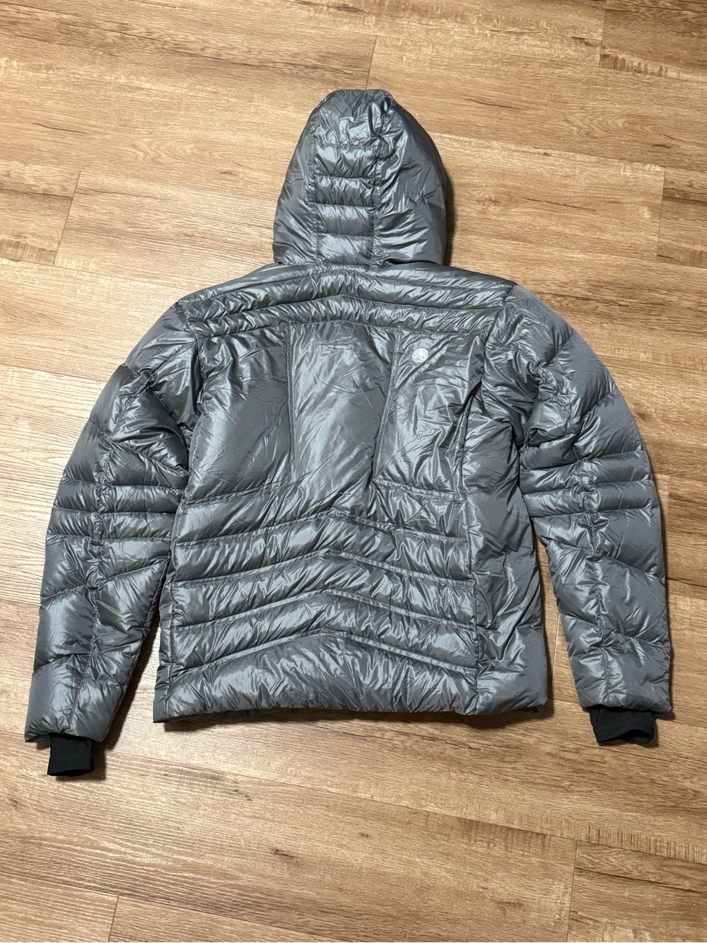 Marmot 650 Fill Down Puffer Jacket Womens Size Large Gray Lightweight Outdoors - Picture 7 of 7